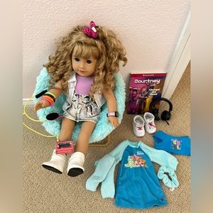 American Girl Doll Courtney with all the accessories including chair